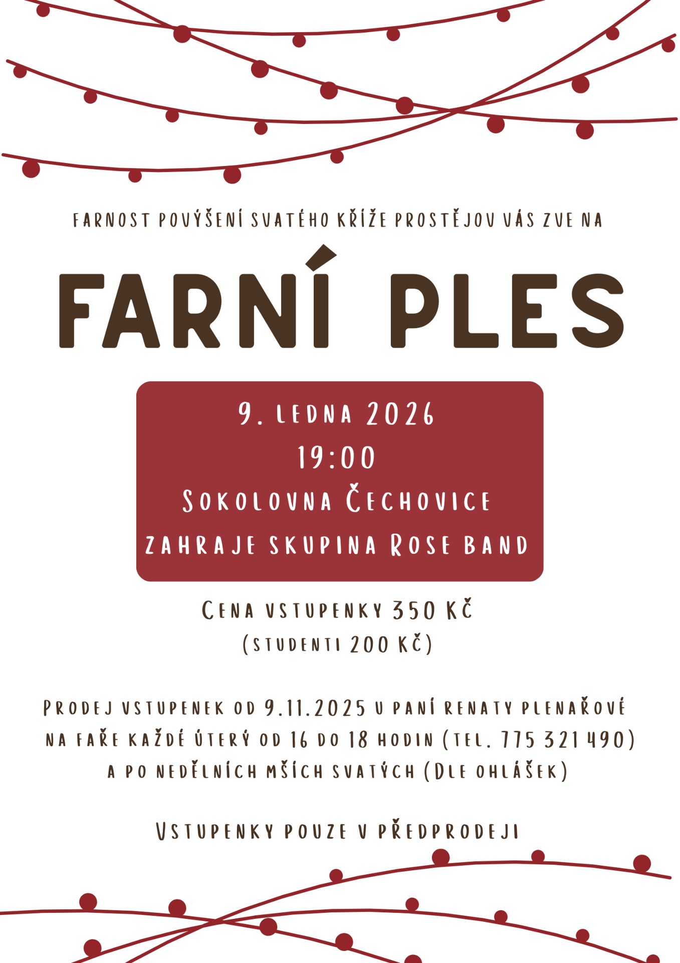 Farní ples 2026