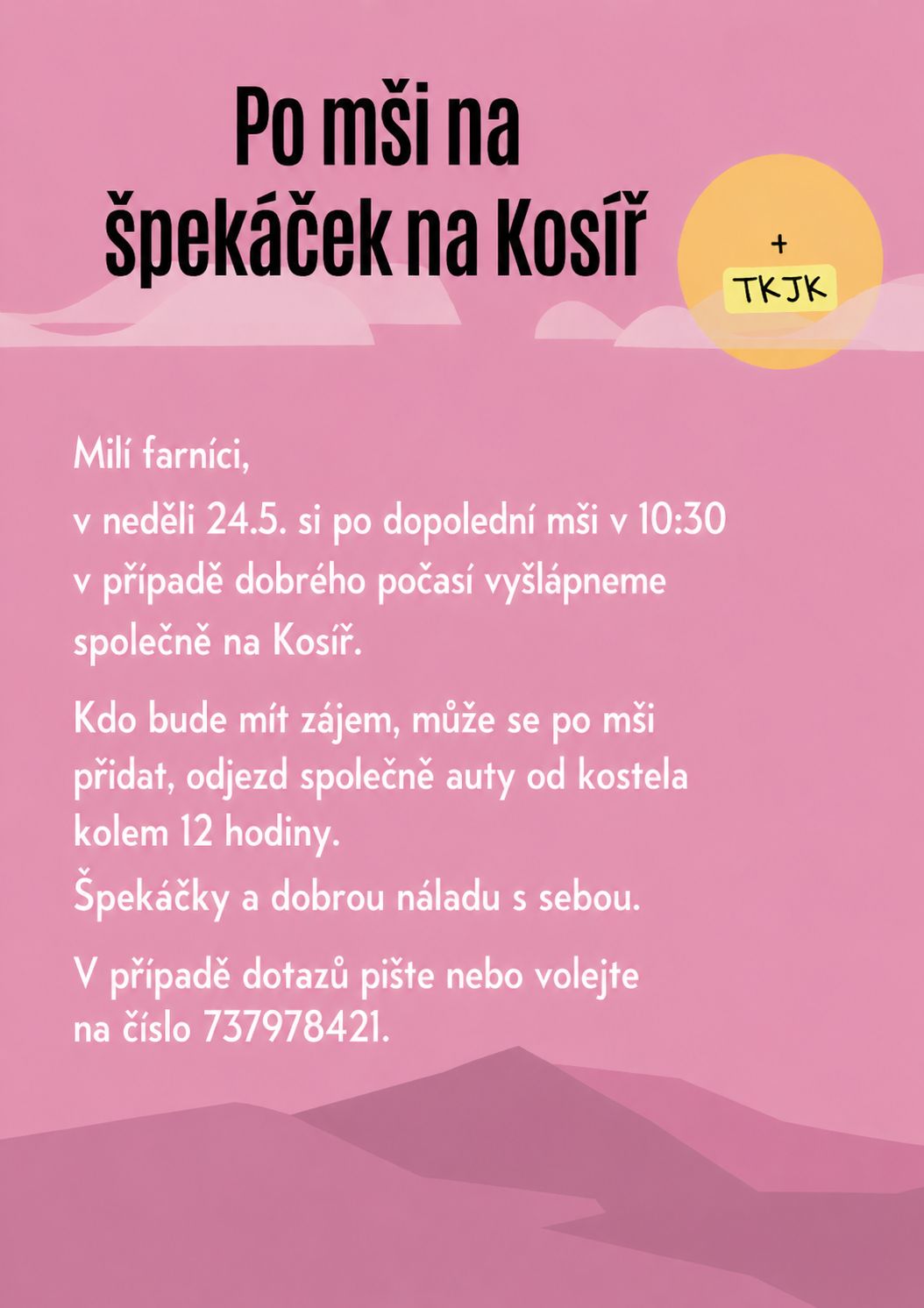 Výšlap na Kosíř (TKJK)